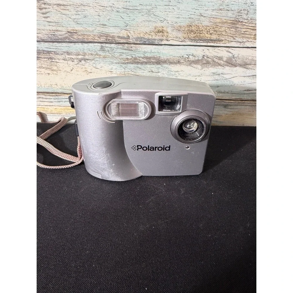 Polaroid PhotoMax FUN FLASH Digital Camera Silver GOOD Y2K Vintage Digicam